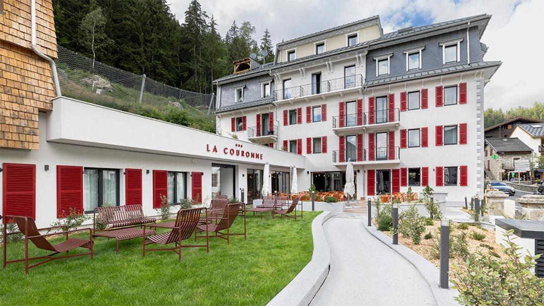 Hotel Restaurant La Couronne Chamonix Exteriör bild