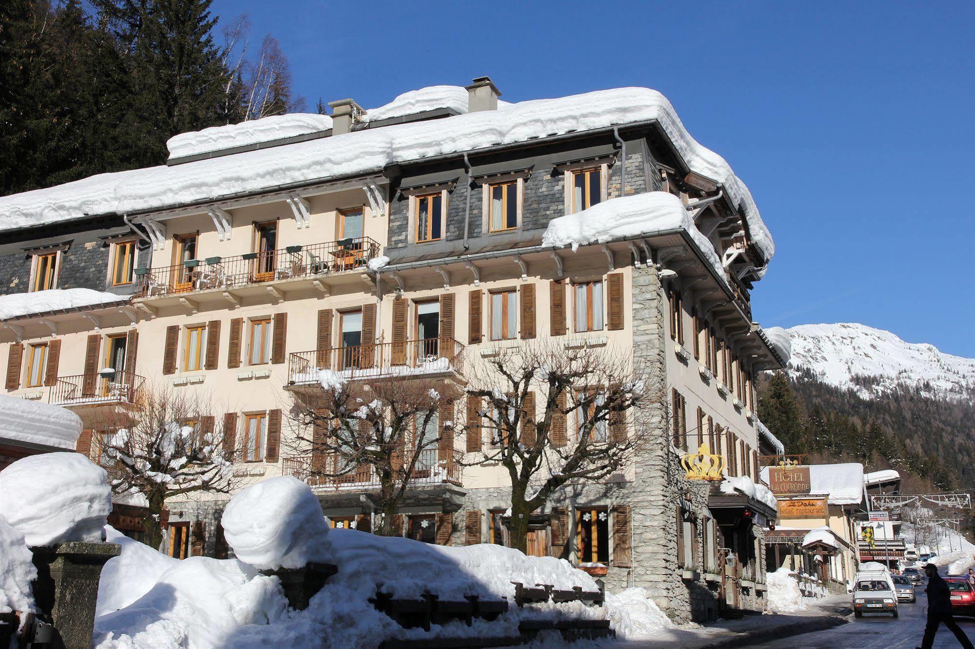 Hotel Restaurant La Couronne Chamonix Exteriör bild